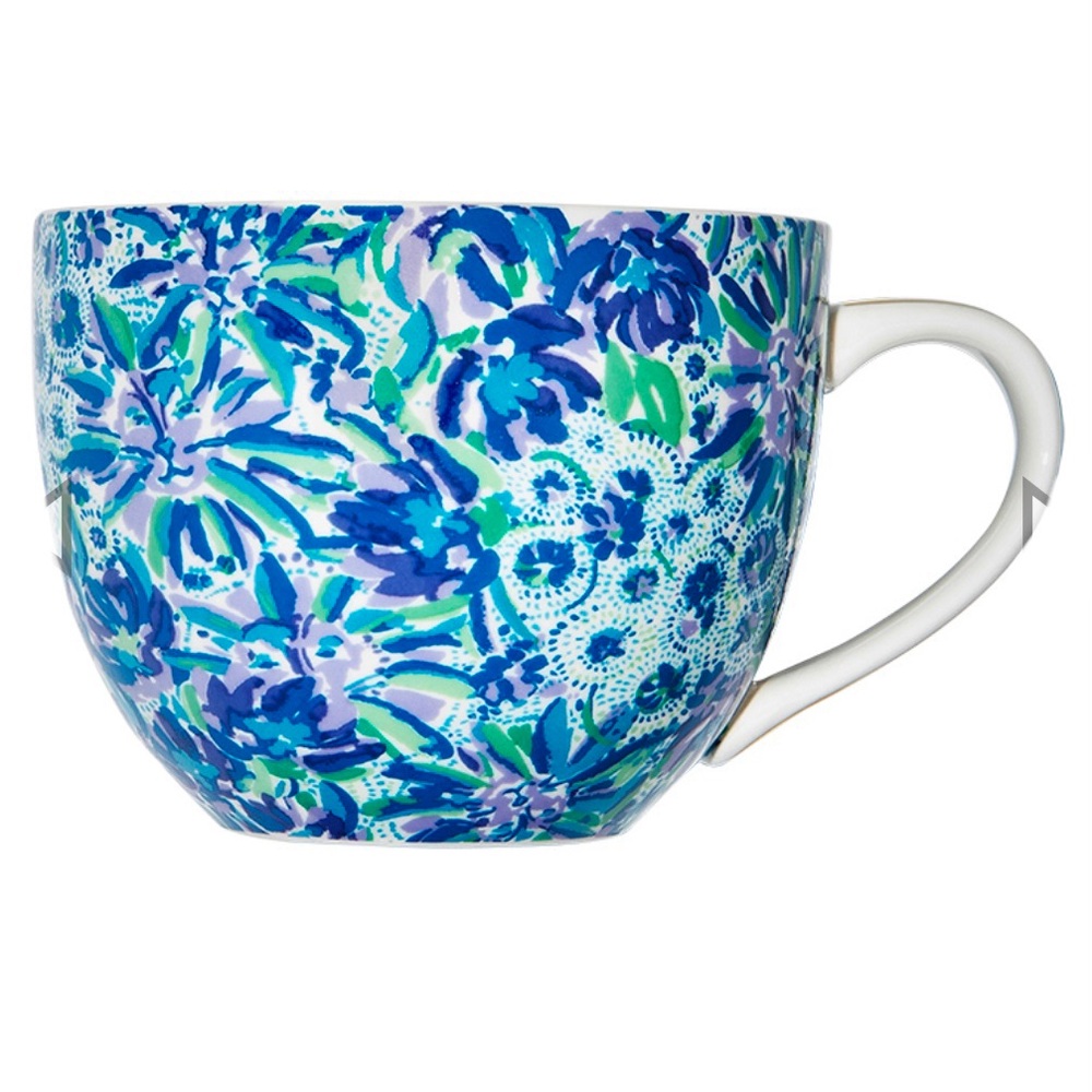 🌷HP🌷NIB Lilly Pulitzer 2 Ceramic Mugs High Maintenance - Picture 6 of 16